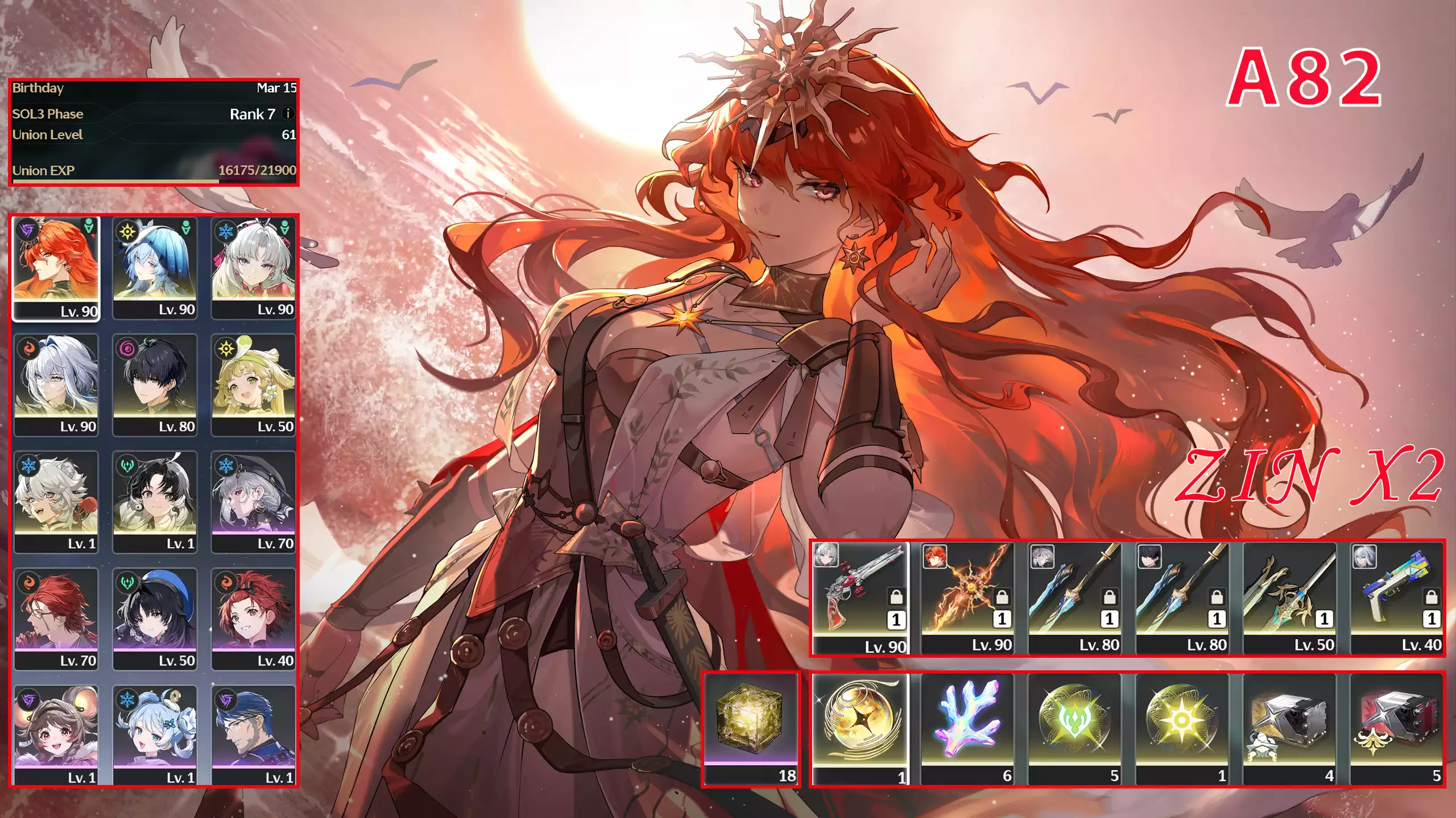 Augusta C0R1 + Carlotta C0R1 + Shore C0 + Galbrena C0